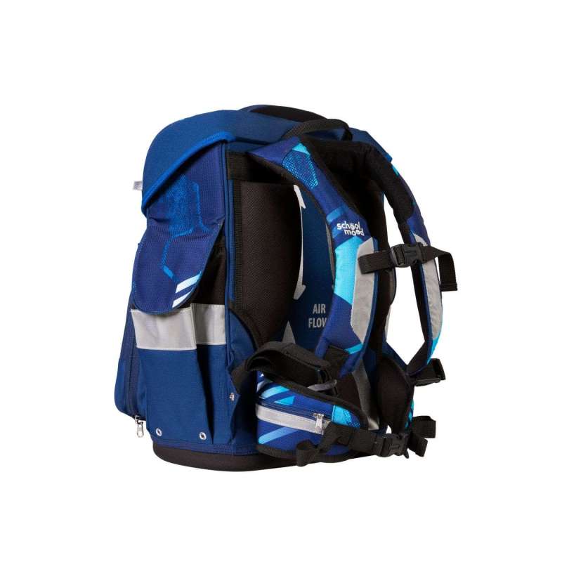 SCHOOL MOOD Schulranzen TIMELESS Pro Set 6 tlg - Pro Jonas Fußball seitliche Rückansicht