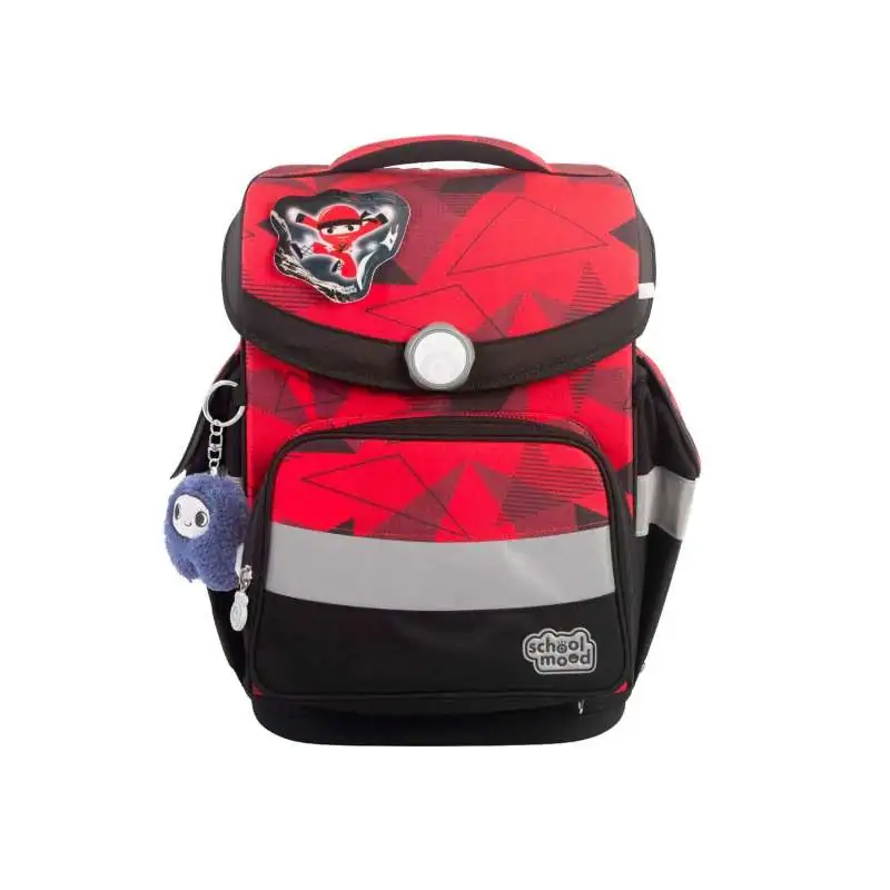 SCHOOL MOOD Schulranzen TIMELESS Pro Set 6 tlg - Pro Kai Ninja Front