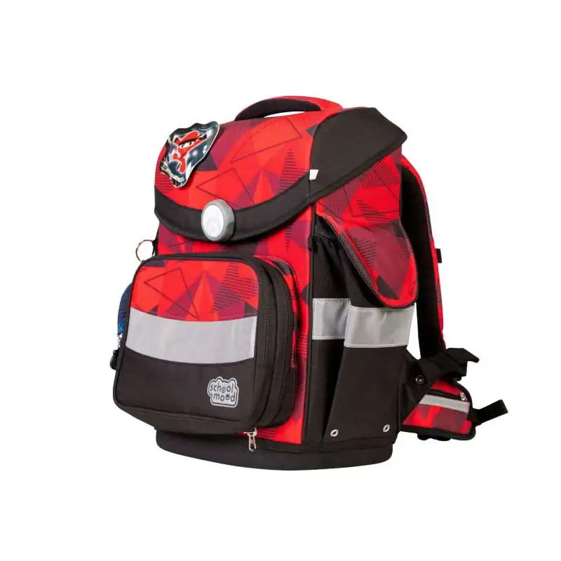 SCHOOL MOOD Schulranzen TIMELESS Pro Set 6 tlg - Pro Kai Ninja seitliche Front