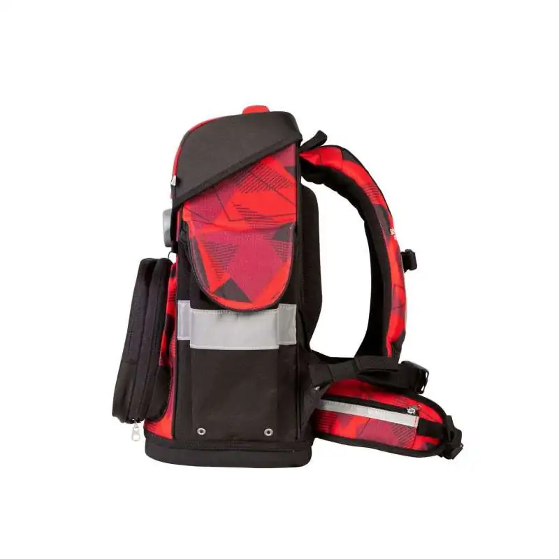 SCHOOL MOOD Schulranzen TIMELESS Pro Set 6 tlg - Pro Kai Ninja seitlich
