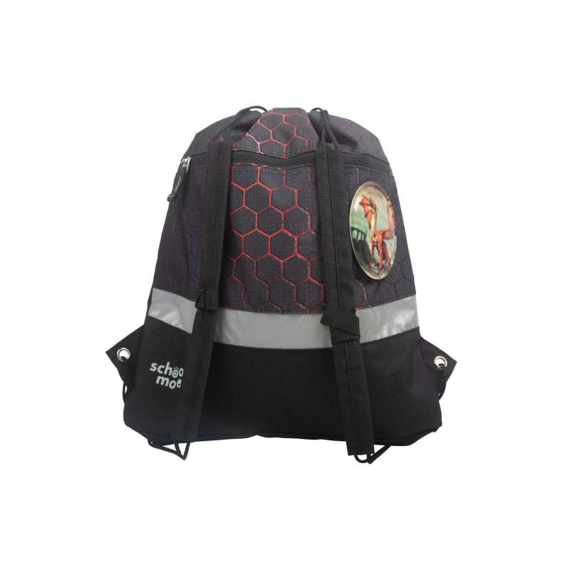 SCHOOL MOOD Schulranzen TIMELESS Pro Set 6 tlg - Pro Mika Drache Sporttasche