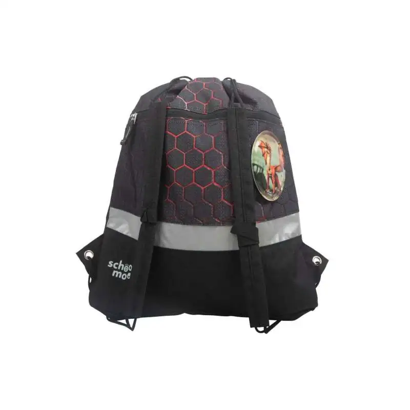 SCHOOL MOOD Schulranzen TIMELESS Pro Set 6 tlg - Pro Mika Drache Sporttasche