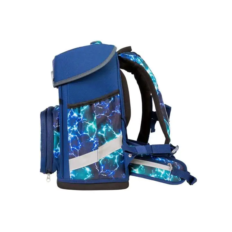 SCHOOL MOOD Schulranzen Champion Ranzen Pro Set 6 tlg - Pro Felix Wolf seitlich