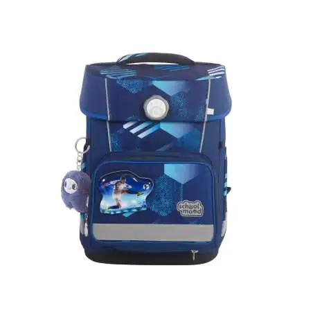 SCHOOL MOOD Schulranzen Champion Ranzen Pro Set 6 tlg - Pro Jonas Fußball Front