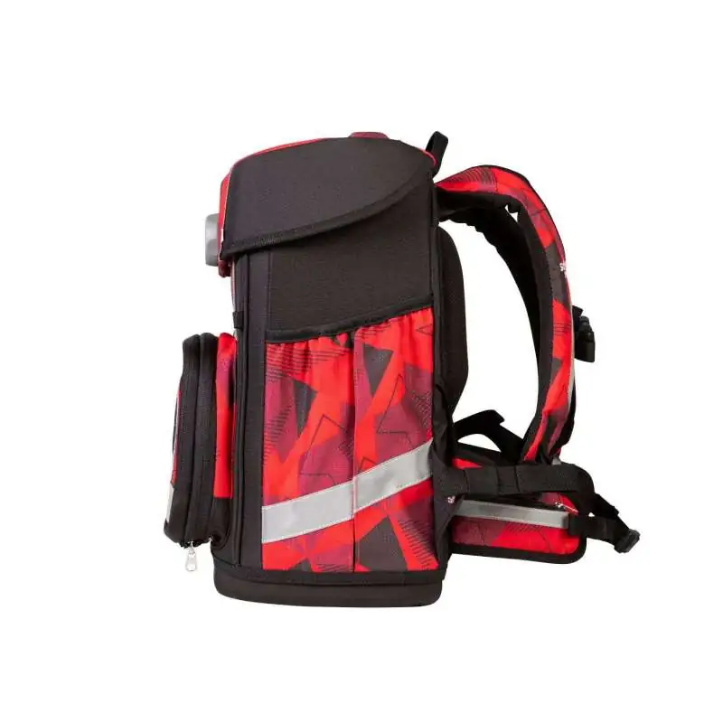 SCHOOL MOOD Schulranzen Champion Ranzen Pro Set 6 tlg - Pro Kai Ninja seitlich