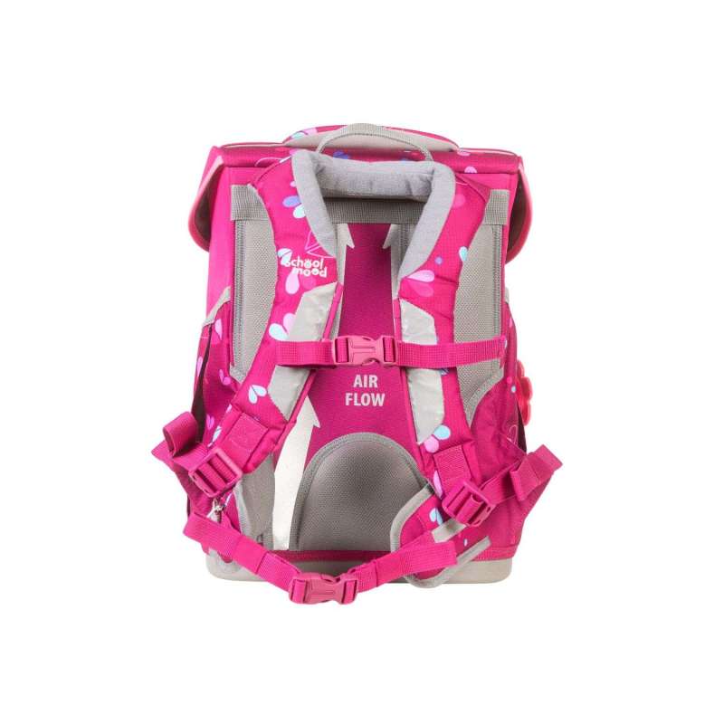 SCHOOL MOOD Schulranzen CHAMPION Pro Set 6 tlg - Pro Klara Häschen Rückansicht