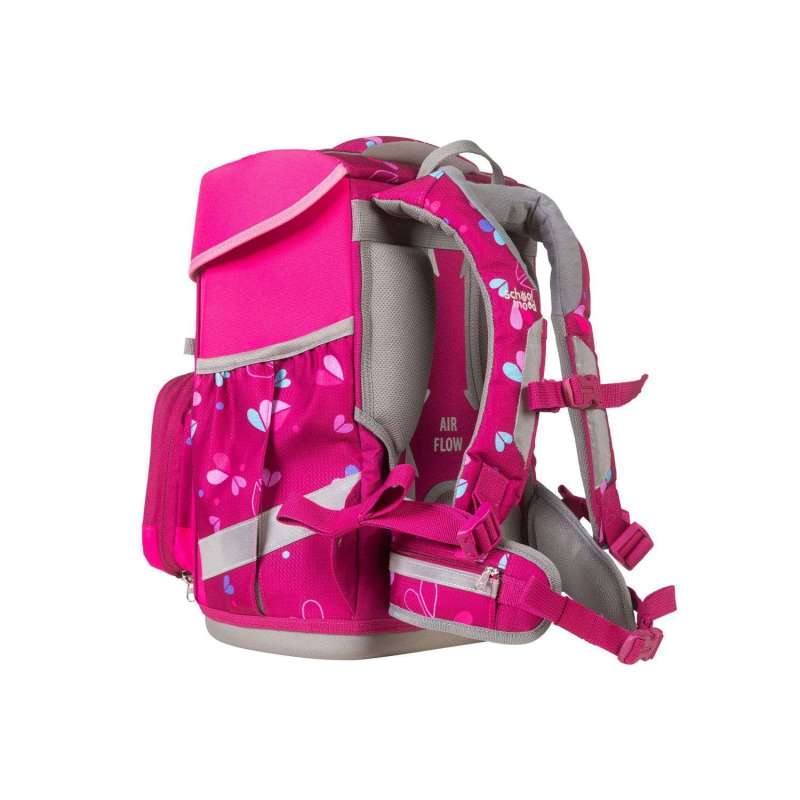 SCHOOL MOOD Schulranzen CHAMPION Pro Set 6 tlg - Pro Klara Häschen seitliche Rückansicht