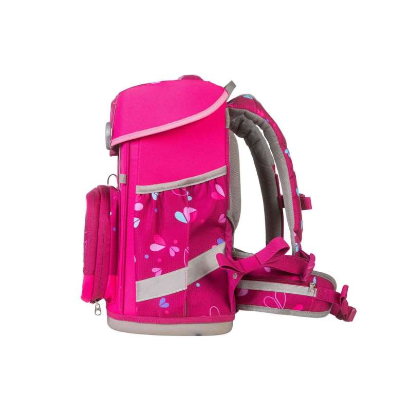 SCHOOL MOOD Schulranzen CHAMPION Pro Set 6 tlg - Pro Klara Häschen seitlich