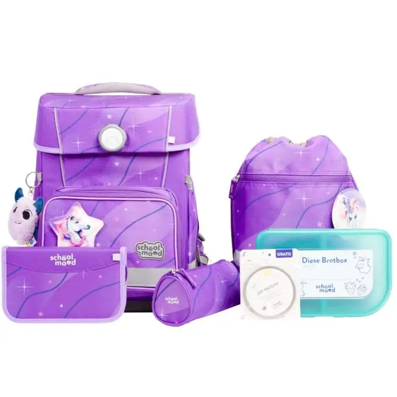 SCHOOL MOOD Schulranzen CHAMPION Pro Set 6 tlg - Pro Marie Pegasus