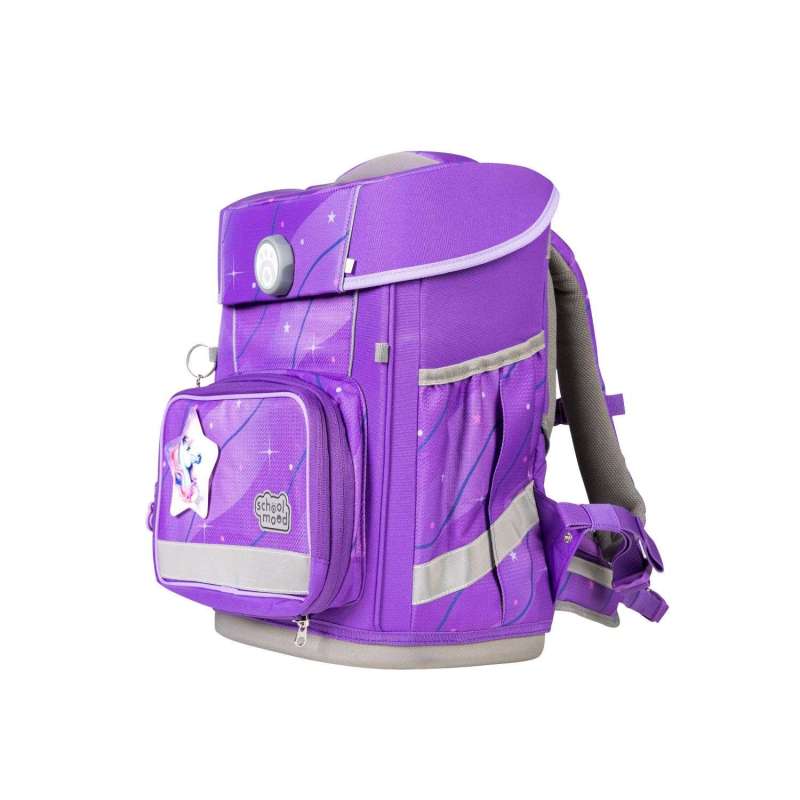 SCHOOL MOOD Schulranzen CHAMPION Pro Set 6 tlg - Pro Marie Pegasus seitliche Front