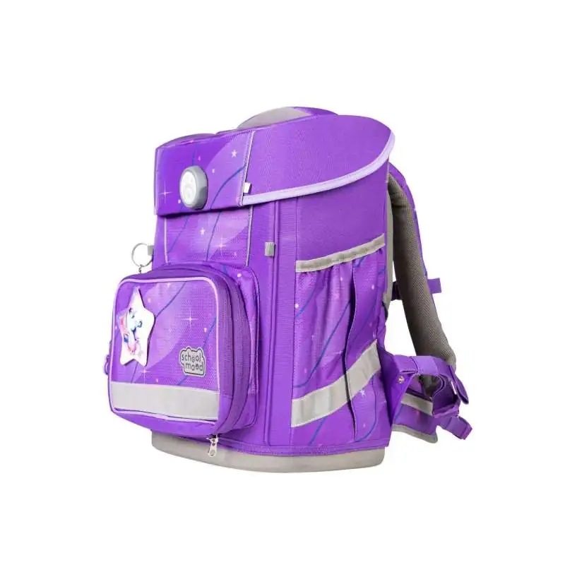 SCHOOL MOOD Schulranzen CHAMPION Pro Set 6 tlg - Pro Marie Pegasus seitliche Front