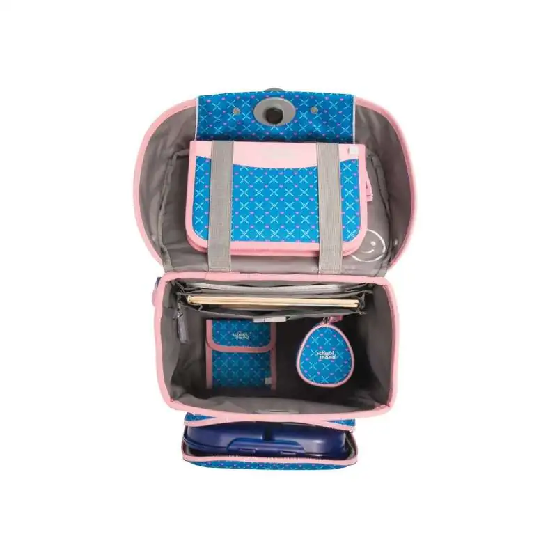 SCHOOL MOOD Schulranzen CHAMPION Pro Set 6 tlg - Pro Mila Pferd offen