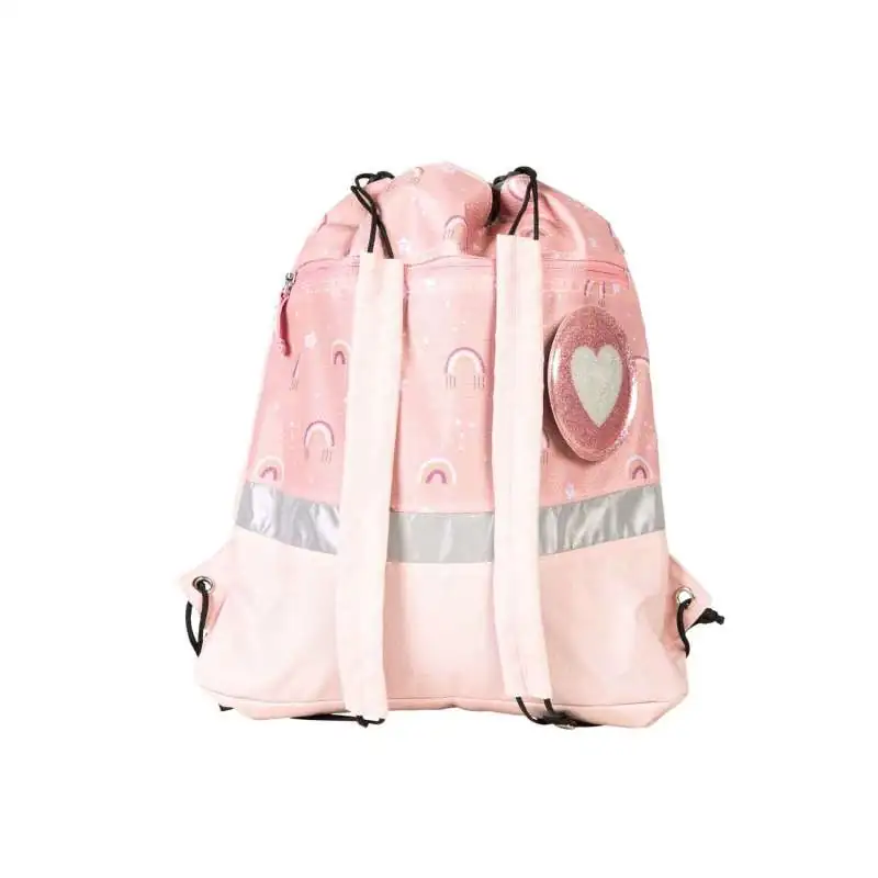 SCHOOL MOOD Schulranzen CHAMPION Pro Set 6 tlg - Pro Rainbow Sporttasche