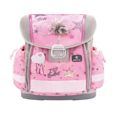 BELMIL Schulranzen CLASSY Set 4 tlg - Ballet Light Pink Front
