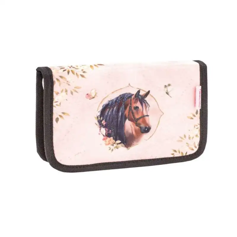 BELMIL Schulranzen CLASSY Set 4 tlg - Horse Chestnut Schüleretui