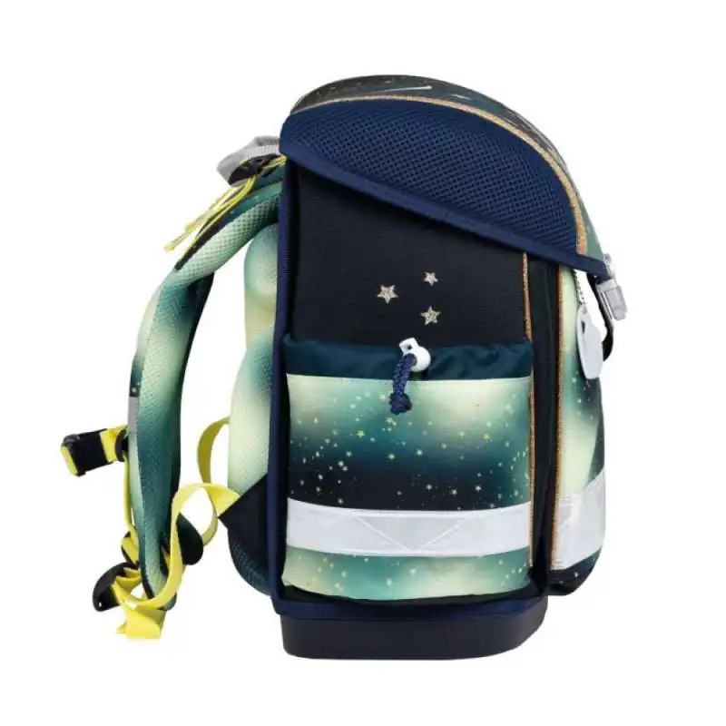 BELMIL Schulranzen CLASSY Set 4 tlg - Sparkling Unicorn seitlich