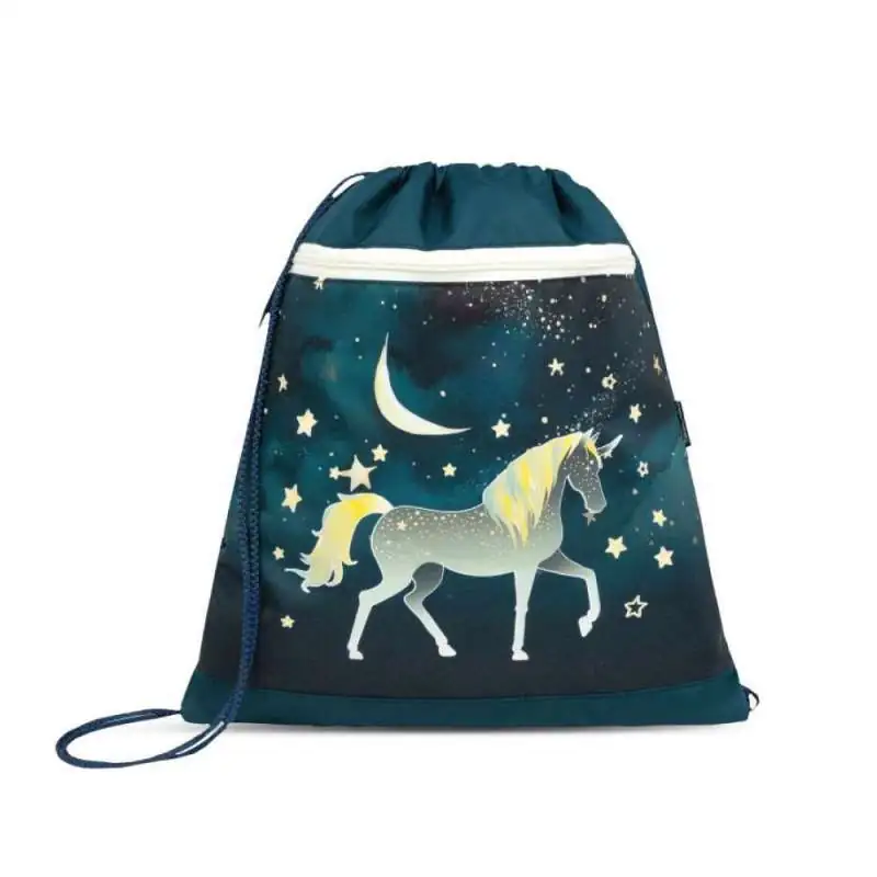 BELMIL Schulranzen CLASSY Set 4 tlg - Sparkling Unicorn Sporttasche