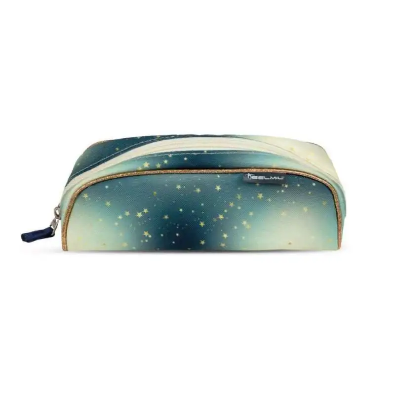 BELMIL Schulranzen CLASSY Set 4 tlg - Sparkling Unicorn Faulenzermäppchen