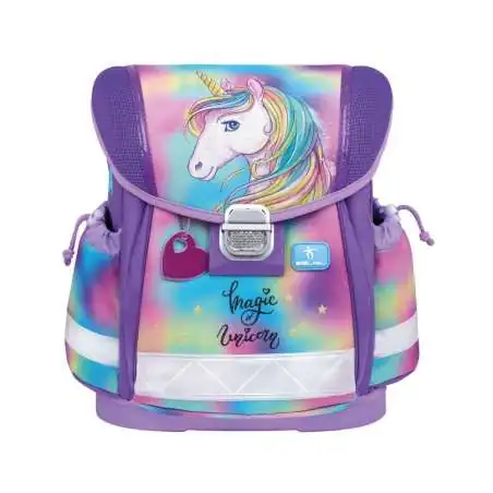 BELMIL Schulranzen CLASSY Set 4 tlg - Rainbow Color Front