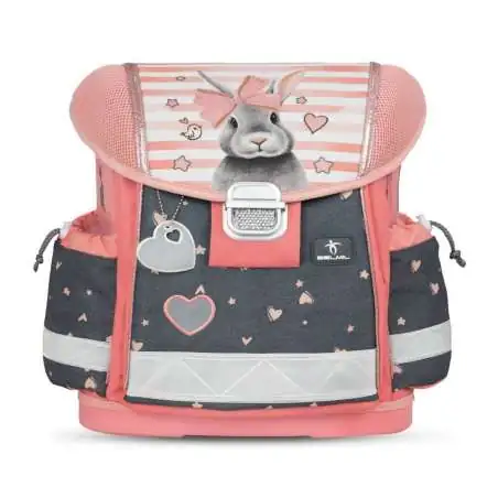 BELMIL Schulranzen CLASSY Set 4 tlg - Little Bunnies Front