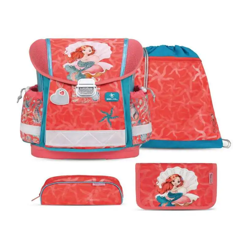 BELMIL Schulranzen CLASSY Set 4 tlg - Sea Queen
