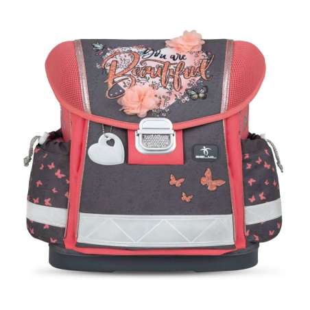 BELMIL Schulranzen CLASSY Set 4 tlg - Bloomy Blossoms Front