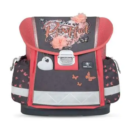 BELMIL Schulranzen CLASSY Set 4 tlg - Bloomy Blossoms Front