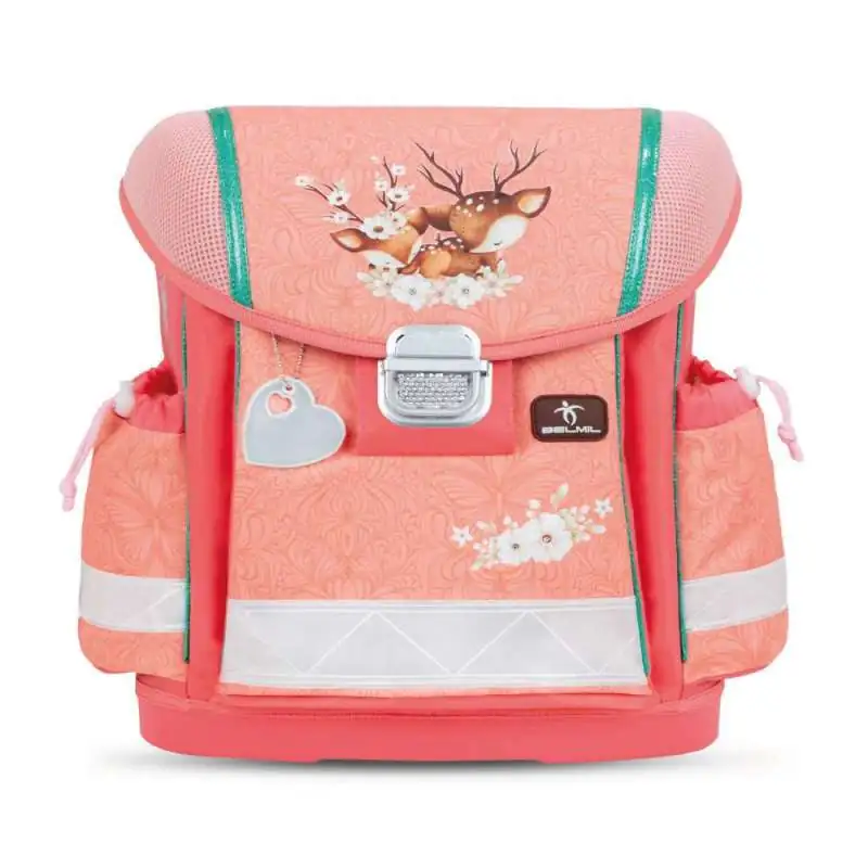 BELMIL Schulranzen CLASSY Set 4 tlg - Cute Doe Front