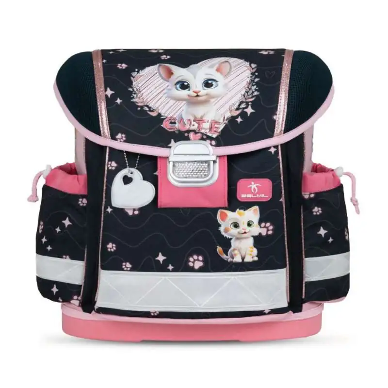 BELMIL Schulranzen CLASSY Set 4 tlg - Cute Kitten Front