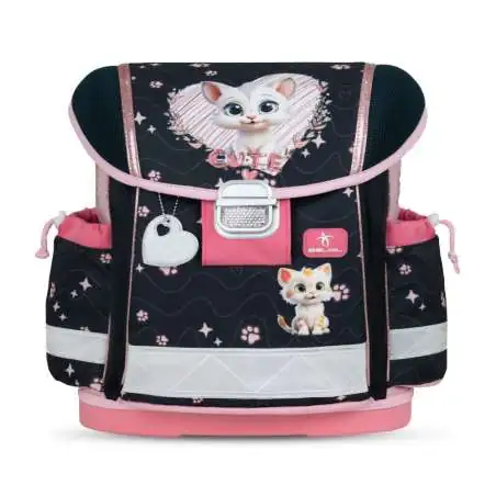 BELMIL Schulranzen CLASSY Set 4 tlg - Cute Kitten Front