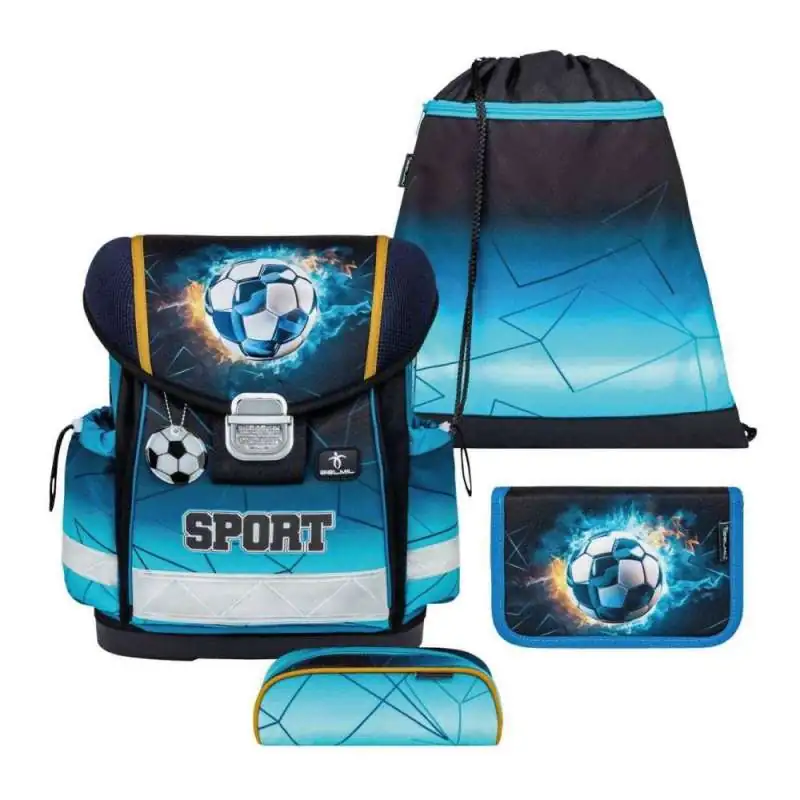 Belmil Schulranzen CLASSY 4 tlg - Fire Football