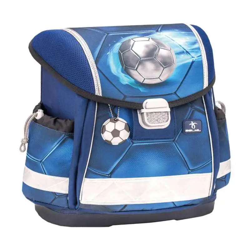 Belmil Schulranzen CLASSY 4 tlg - Football 4 seitliche Front