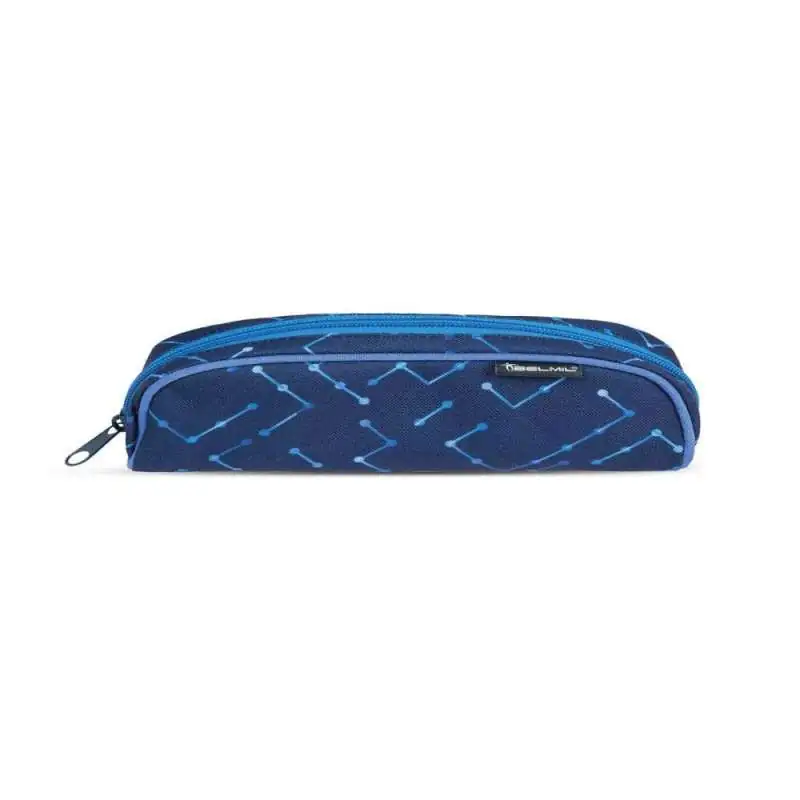 Belmil Schulranzen CLASSY 4 tlg - Navy Blue Tech Faulenzermäppchen