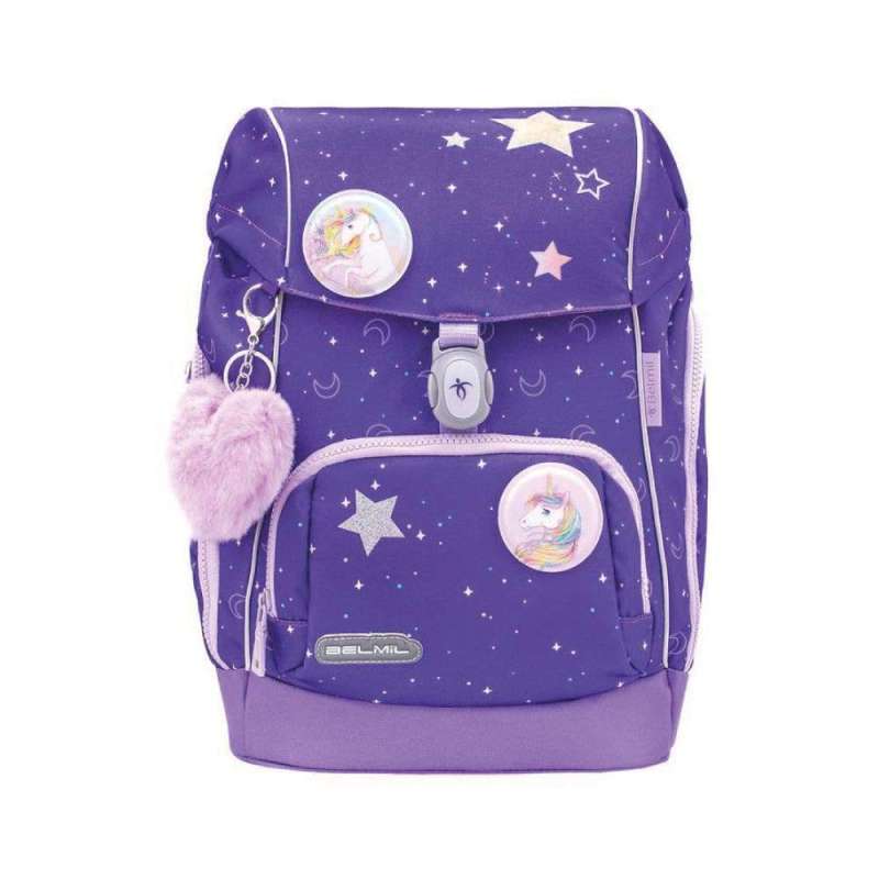 BELMIL Schulranzen COMFY PLUS Set 5 tlg - Dahlia Front