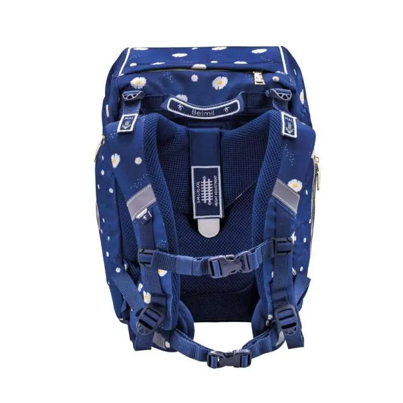BELMIL Schulranzen COMFY PLUS Set 5 tlg - Daisy Rückansicht