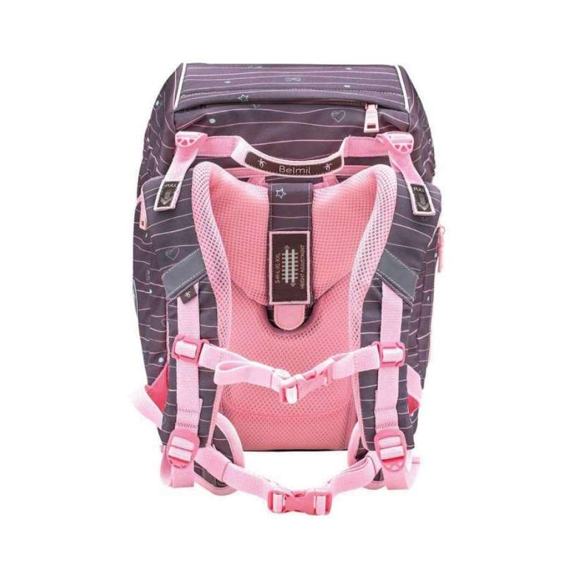 BELMIL Schulranzen COMFY PLUS Set 5 tlg - Mint Rückansicht