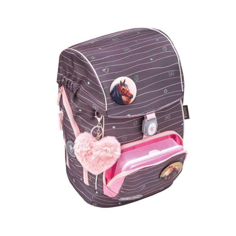 BELMIL Schulranzen COMFY PLUS Set 5 tlg - Mint Brotdosenfach