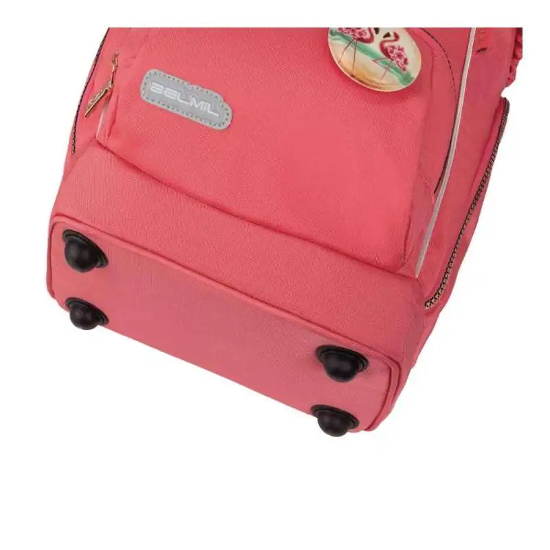 BELMIL Schulranzen COMFY PLUS Set 5 tlg - Rose Quartz unten