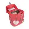 BELMIL Schulranzen COMFY PLUS Set 5 tlg - Rose Quartz offen gefüllt