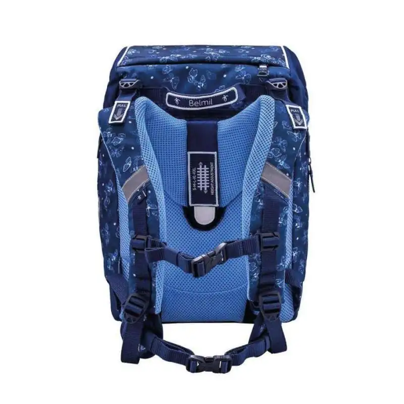 BELMIL Schulranzen COMFY PLUS Set 5 tlg - Sapphire Rückansicht