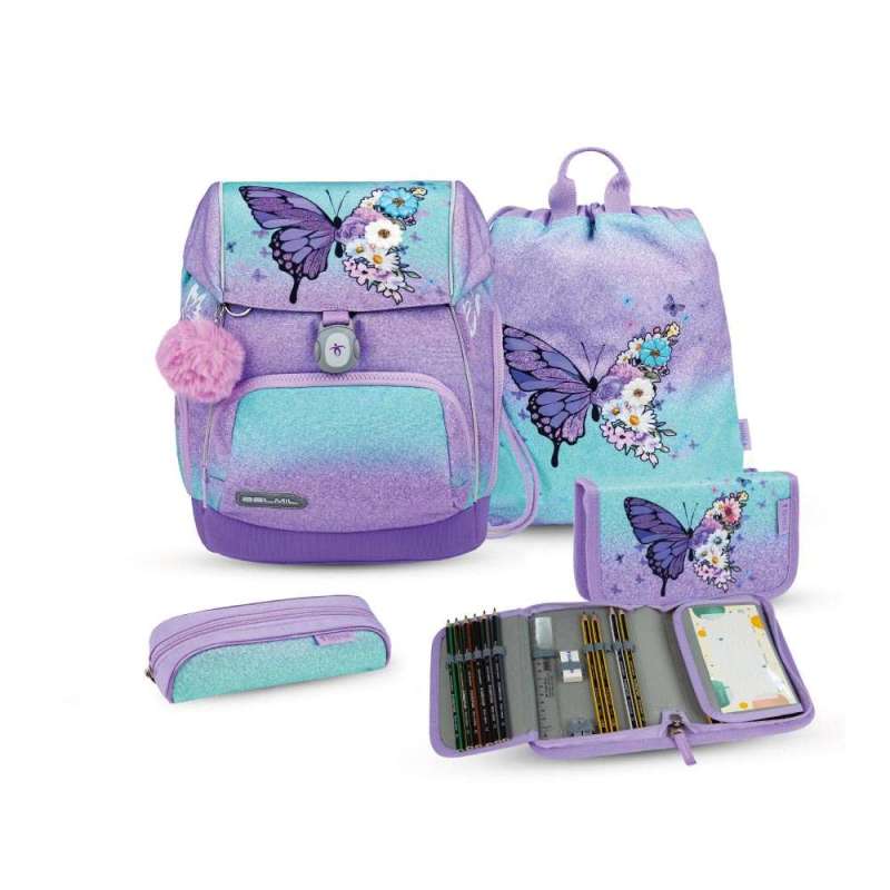 BELMIL Schulranzen COMFY PLUS Set 5 tlg - Serenity