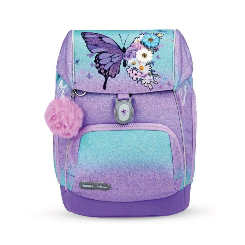 BELMIL Schulranzen COMFY PLUS Set 5 tlg - Serenity Front