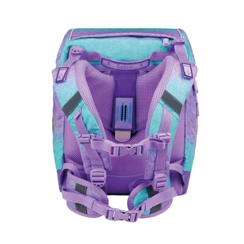 BELMIL Schulranzen COMFY PLUS Set 5 tlg - Serenity Rückansicht