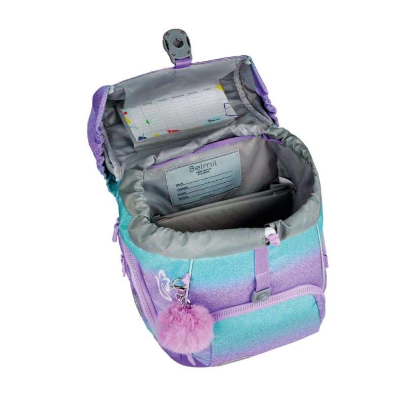 BELMIL Schulranzen COMFY PLUS Set 5 tlg - Serenity offen