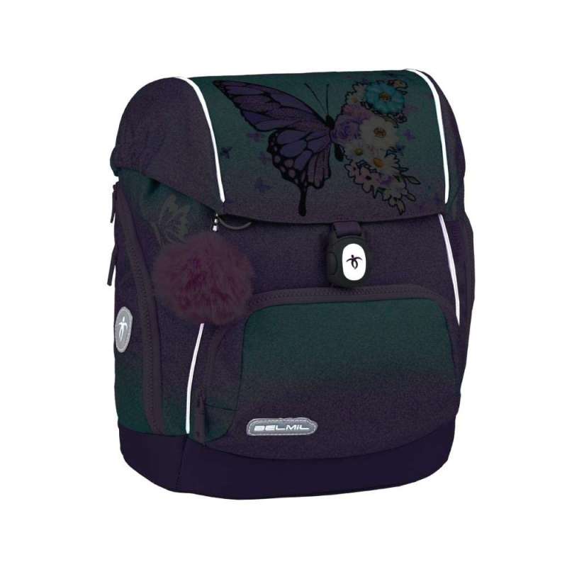 BELMIL Schulranzen COMFY PLUS Set 5 tlg - Serenity reflektierend