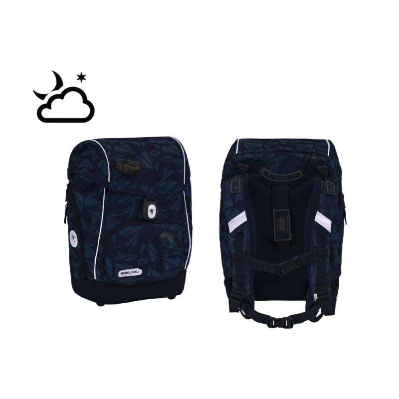 BELMIL Schulranzen CLASSY PLUS Set 5 tlg - Glacier Blue reflektierend