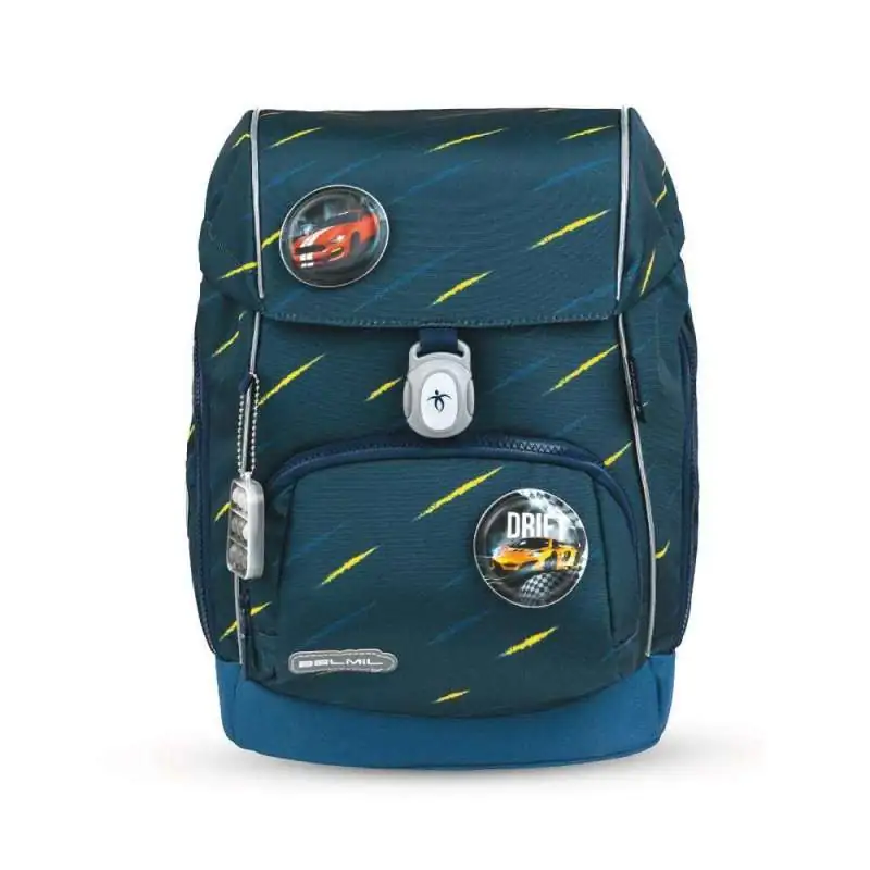 BELMIL Schulranzen CLASSY PLUS Set 5 tlg - Orion Blue Front