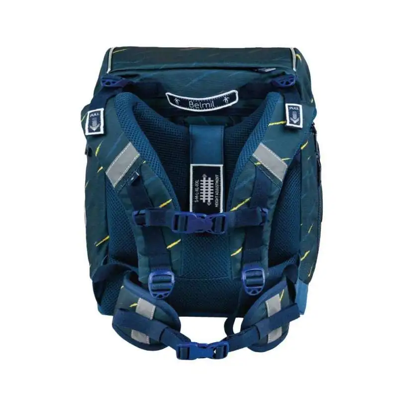 BELMIL Schulranzen CLASSY PLUS Set 5 tlg - Orion Blue Rückansicht
