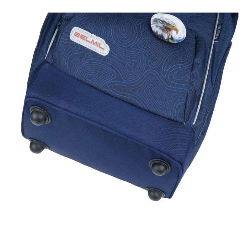 BELMIL Schulranzen CLASSY PLUS Set 5 tlg - Topographic  unten