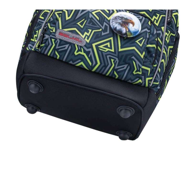 BELMIL Schulranzen COMFY PLUS Set 5 tlg - Iguana unten